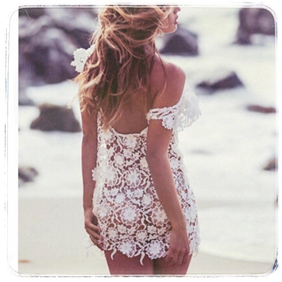 ♡ floral hollow out fabric - Picture 2 of 5